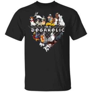 Disney 101 Dalmatians Dogs Dogaholic Shirt