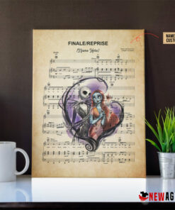 Jack Skellington And Sally Wedding Finale and Reprise Sheet Music 6