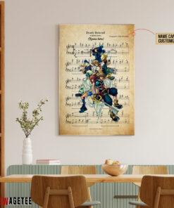 Kingdom Hearts Dearly Beloved Sheet Music Poster Canvas 3 Kingdom Hearts Dearly Beloved Sheet Music Poster Canvas 4