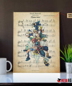 Kingdom Hearts Dearly Beloved Sheet Music Poster Canvas 4 Kingdom Hearts Dearly Beloved Sheet Music Poster Canvas 5