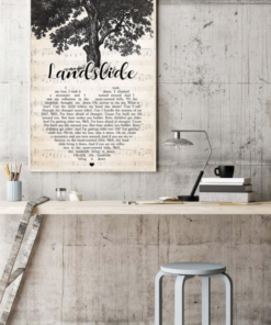 Landslide 1974 I Took My Love I Took It Down Poster Canvas 1 Landslide 1974 I Took My Love I Took It Down Poster Canvas 2