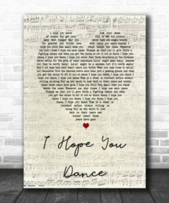 Lee Ann Womack I Hope You Dance Script Heart Song Lyric Quote Poster Canvas 1 Lee Ann Womack I Hope You Dance Script Heart Song Lyric Quote Poster Canvas 2