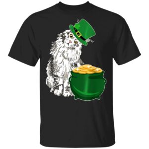 Lucky Maine Coon St Patricks Day T-Shirt, Long SLeeve, Hoodie