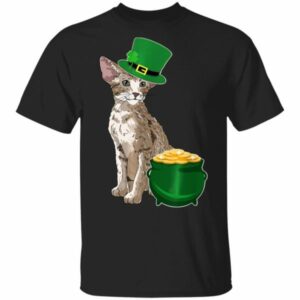 Lucky Oriental Cat St Patricks Day T-Shirt, Long Sleeve, Hoodie