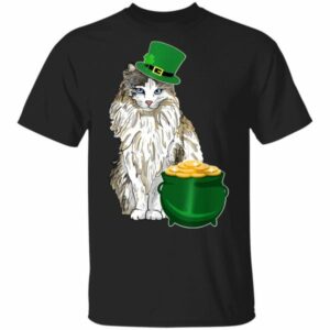 Lucky Ragdoll Cat St Patricks Day T-Shirt, Long Sleeve, Hoodie