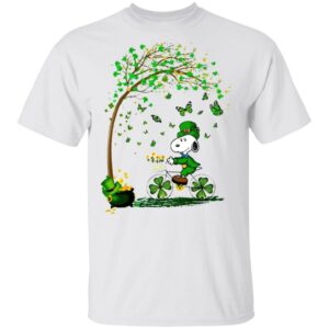 Lucky Snoopy Charlie Brown Patty Day Shirt