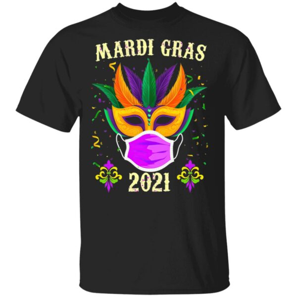 Mardi Gras Costume Let Shenanigans Begin Mask 2021 Shirt