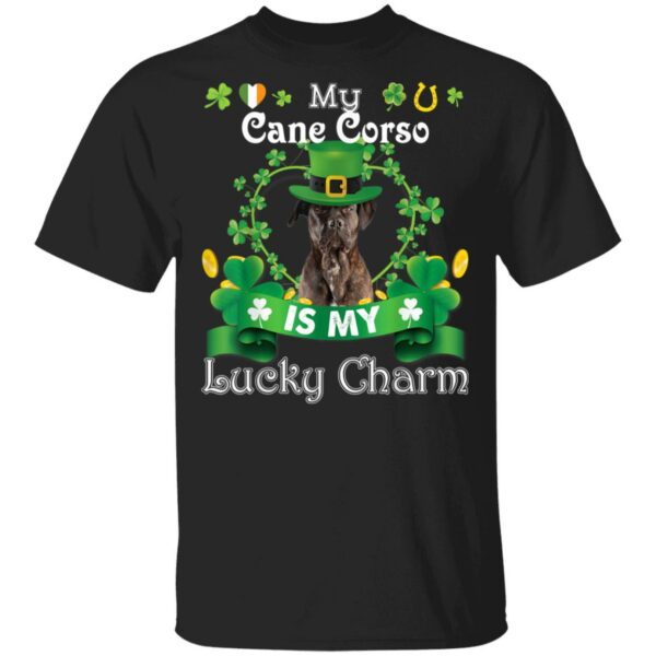 My Cane Corso Dog Is Lucky Charm Leprechaun St Patrick Day T-Shirt, Long Sleeve, Hoodie