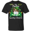 My Papillon Dog Is Lucky Charm Leprechaun St Patrick Day T-Shirt, Long Sleeve, Hoodie