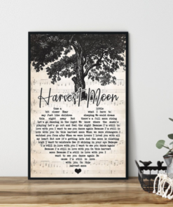 Neil Young Harvest Moon Come a Little Bit Closer Hear What I Have To Say Just Like Children Sleeping Poster Canvas 1 Neil Young Harvest Moon Come a Little Bit Closer Hear What I Have To Say Just Like Children Sleeping Poster Canvas 2