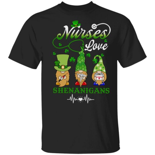 Nurse Gnome Crew Love Shenanigans St Patrick’s Day Shirt