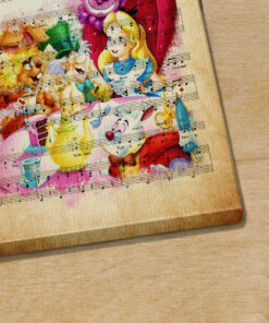 Personalized Alice in Wonderland The Unbirthday Song Sheet Music Poster Canvas 2 Personalized Alice in Wonderland The Unbirthday Song Sheet Music Poster Canvas 3