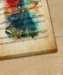 Personalized Princess Merida The Brave Touch The Sky Sheet Music Poster Canvas 3