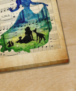 Personalized Snow White And The Seven Dwarfs I'm Wishing Sheet Music Poster Canvas 2 Personalized Snow White And The Seven Dwarfs Im Wishing Sheet Music Poster Canvas 3