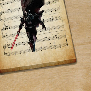 Personalized Star Wars Darth Vader The Imperial March Sheet Music Poster Canvas 3