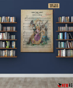 Personalized Tangled Rapunzel I See The Light Sheet Music Poster Canvas 3 Personalized Tangled Rapunzel I See The Light Sheet Music Poster Canvas 4