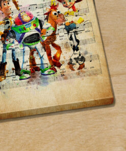 Personalized Toy Story You've Got A Friend In Me Sheet Music Poster Canvas 2 Personalized Toy Story Youve Got A Friend In Me Sheet Music Poster Canvas 3