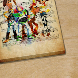 Personalized Toy Story Youve Got A Friend In Me Sheet Music Poster Canvas 3