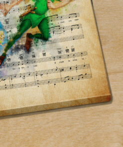 Peter Pan Never Neverland Sheet Music Poster Canvas 2 Peter Pan Never Neverland Sheet Music Poster Canvas 3