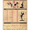 Pole Dancing Knowledge Vintage Poster, Canvas