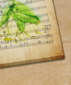 Princess and the Frog Tiana Ma Belle Evangeline Sheet Music Poster Canvas 3