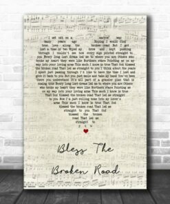Rascal Flatts Bless The Broken Road Script Heart Song Lyric Quote Poster Canvas 1 Rascal Flatts Bless The Broken Road Script Heart Song Lyric Quote Poster Canvas 2