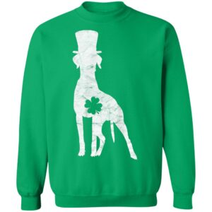 Retro Pointer Hat Gift Irish Shamrock Dog St Patricks Day T-Shirt, Hoodie, Long Sleeve