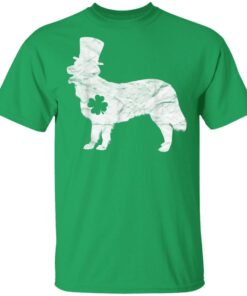 Retro Retriever Hat Gift Irish Shamrock Dog St Patricks Day T Shirt Hoodie Long Sleeve 3