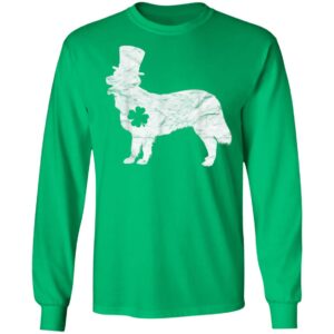 Retro Retriever Hat Gift Irish Shamrock Dog St Patricks Day T Shirt Hoodie Long Sleeve 7