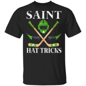 Saint Hat Tricks Leprechaun Lover Hockey St Patricks Day Shirt, Hoodie, Long Sleeve