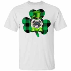 Shamrock Pug St Patricks day T-Shirt, Hoodie, Long Sleeve