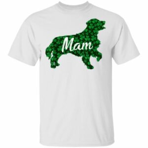 St Patrick Day Shamrock Irish Golden Retriever Dog Mam T-Shirt, Hoodie, Long Sleeve