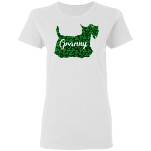 St Patrick Day Shamrock Scottish Dog Mom Outfit Irish Granny T-Shirt, Hoodie, Long Sleeve