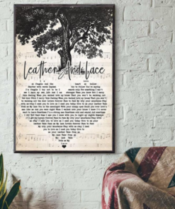 Stevie Nicks Leather and Lace Is Love So Fragile And The Heart So Hollow Shatter With Words Poster Canvas 2