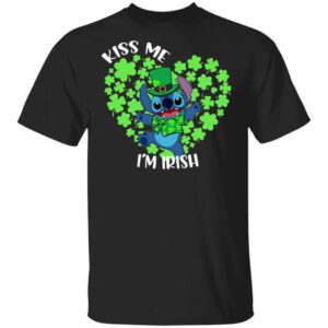 Stitch Shirt Happy St. Patrick’s day Kiss me I_m Irish shirt