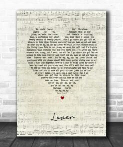 Taylor Swift Lover Script Heart Song Lyric Music Poster Canvas 1