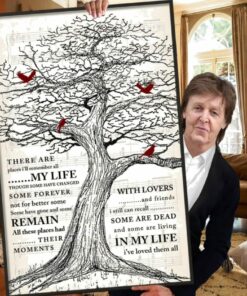 There Are Places I Remember All My Life Though Some Have Changed Framed Poster Canvas 1