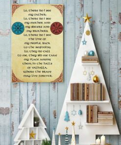 Viking Lo There Do I See My Father Lo There Do I See My Mother Vintage Poster, Canvas 3 Viking Lo There Do I See My Father Lo There Do I See My Mother Vintage Poster Canvas 4