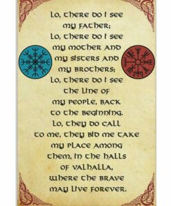 Viking Lo There Do I See My Father Lo There Do I See My Mother Vintage Poster, Canvas 4 Viking Lo There Do I See My Father Lo There Do I See My Mother Vintage Poster Canvas 5