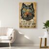 Wolf Face And Into The Forest I Go To Lose My Mind and Find My Soul Poster Canvas