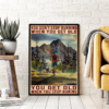 You Get Old When You Stop Running Vintage Poster Canvas