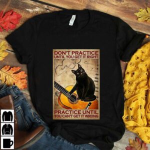 black cat guitar practice until you can't get it wrong poster 4