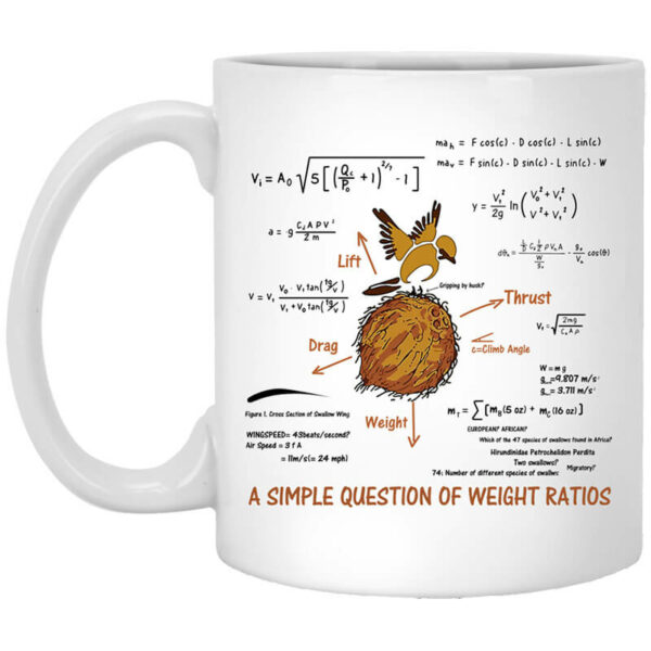 A Simple Question Of Weight Ratios Funny Math Teacher Mug Shirt Sweatshirt Long Sleeve Hoodie Tank Mug