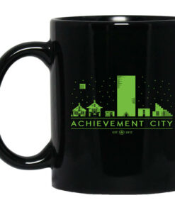 Achievement Hunter Achievement City Black Mug Shirt Sweatshirt Long Sleeve Hoodie Tank Mug 1
