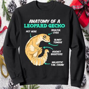 Anatomy Of A Leopard Gecko Sweatshirt