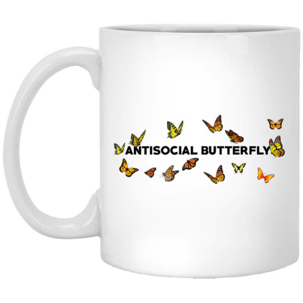 Antisocial Butterfly Mug Shirt Sweatshirt Long Sleeve Hoodie Tank Mug