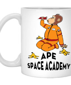 Ape Space Academy Monkey Astronaut Mug Shirt Sweatshirt Long Sleeve Hoodie Tank Mug 1