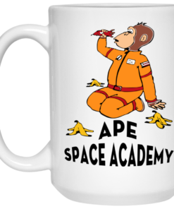 Ape Space Academy Monkey Astronaut Mug Shirt Sweatshirt Long Sleeve Hoodie Tank Mug 2