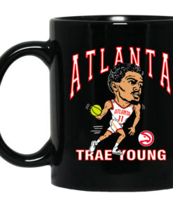 Atlanta Trae Young Hawks Caricature Mug Shirt Sweatshirt Long Sleeve Hoodie Tank Mug 1
