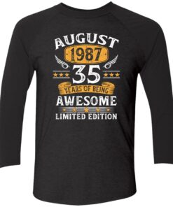August 1987 35 Years Of Being Awesome Limited Edition Sweatshirt 1 August 1987 35 Years Of Being Awesome Limited Edition Sweatshirt 2